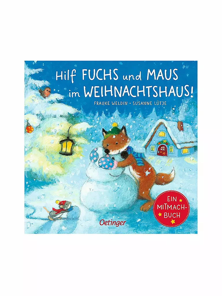 OETINGER VERLAG | Buch - Hilf Fuchs und Maus im Weihnachtshaus! | keine Farbe