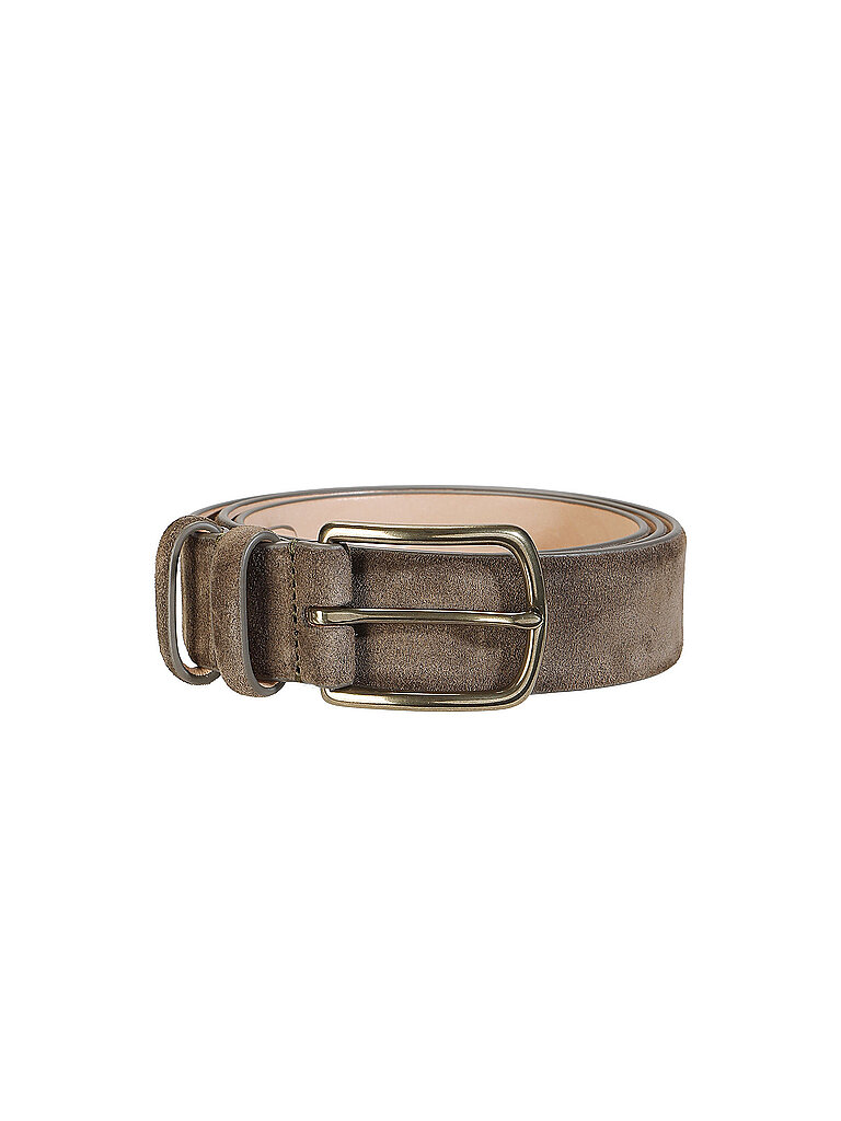 OFFICINE Ledergürtel olive 105 herren