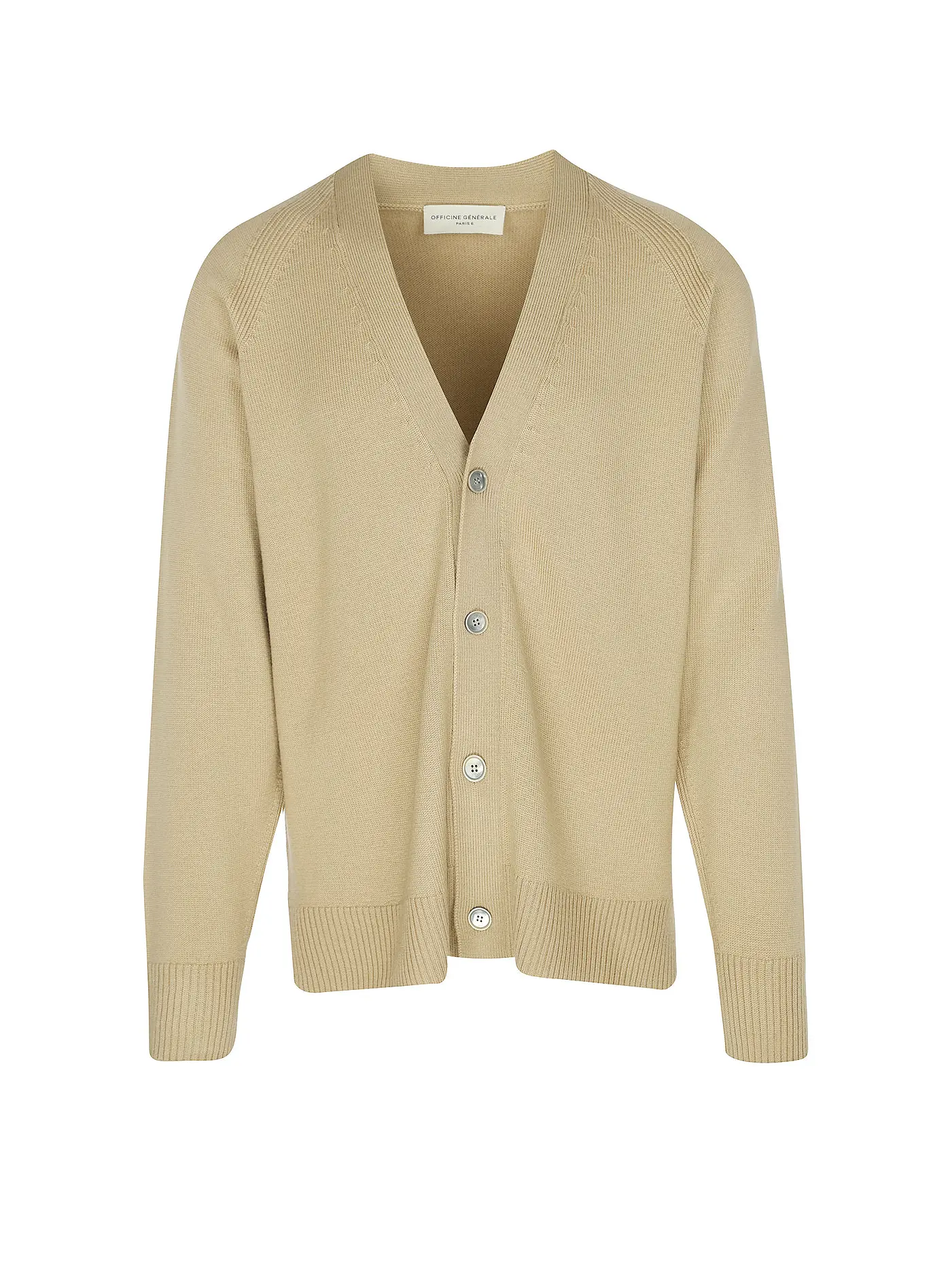 OFFICINE GENERALE | Cardigan MILOS | camel