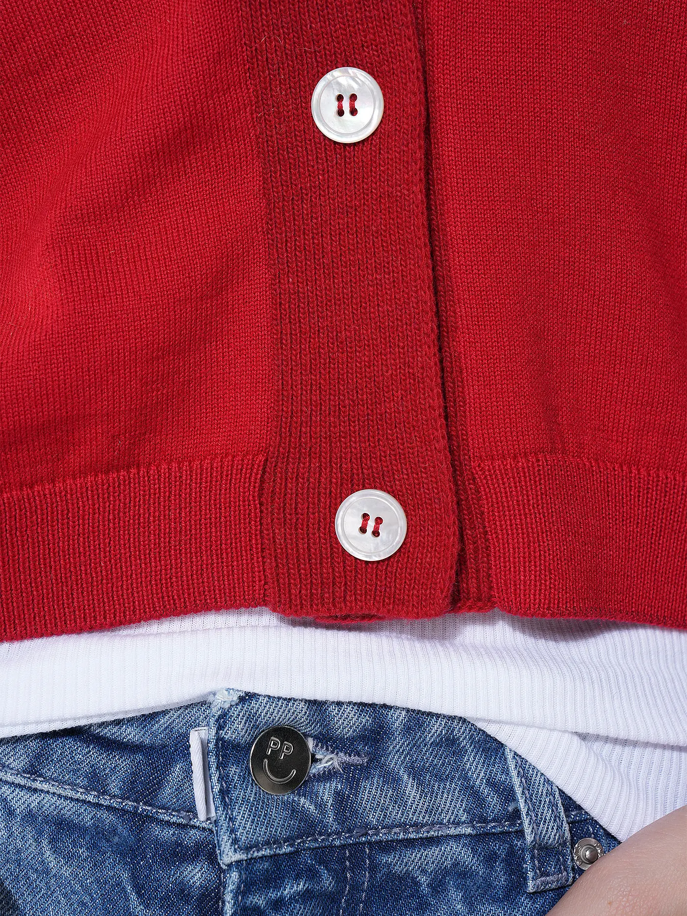 OFFICINE GENERALE | Cardigan SERENA | dunkelrot