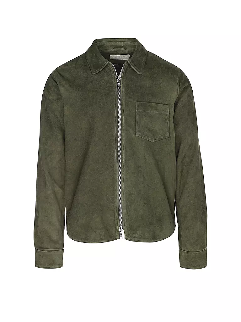 OFFICINE GENERALE | Lederjacke SID | olive