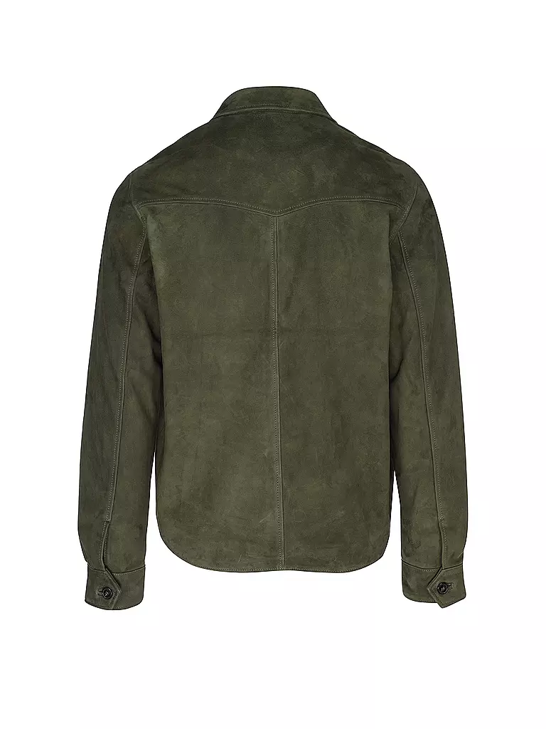 OFFICINE GENERALE | Lederjacke SID | olive