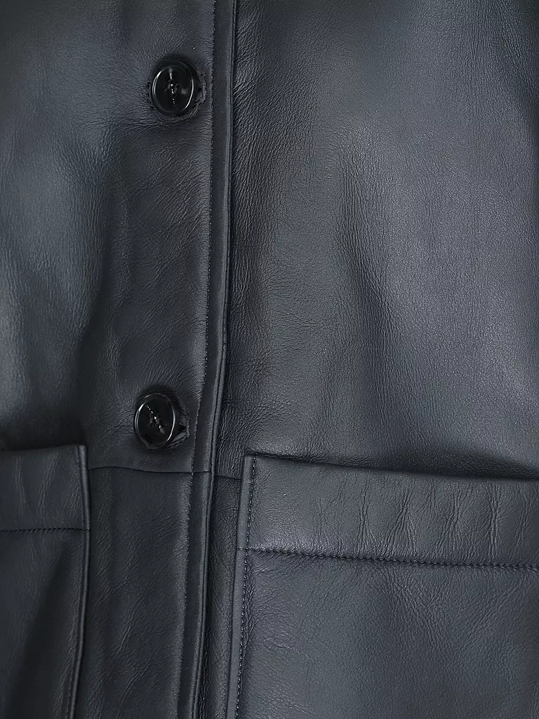 OFFICINE GENERALE | Shearlingjacke  LAURENCE | grau