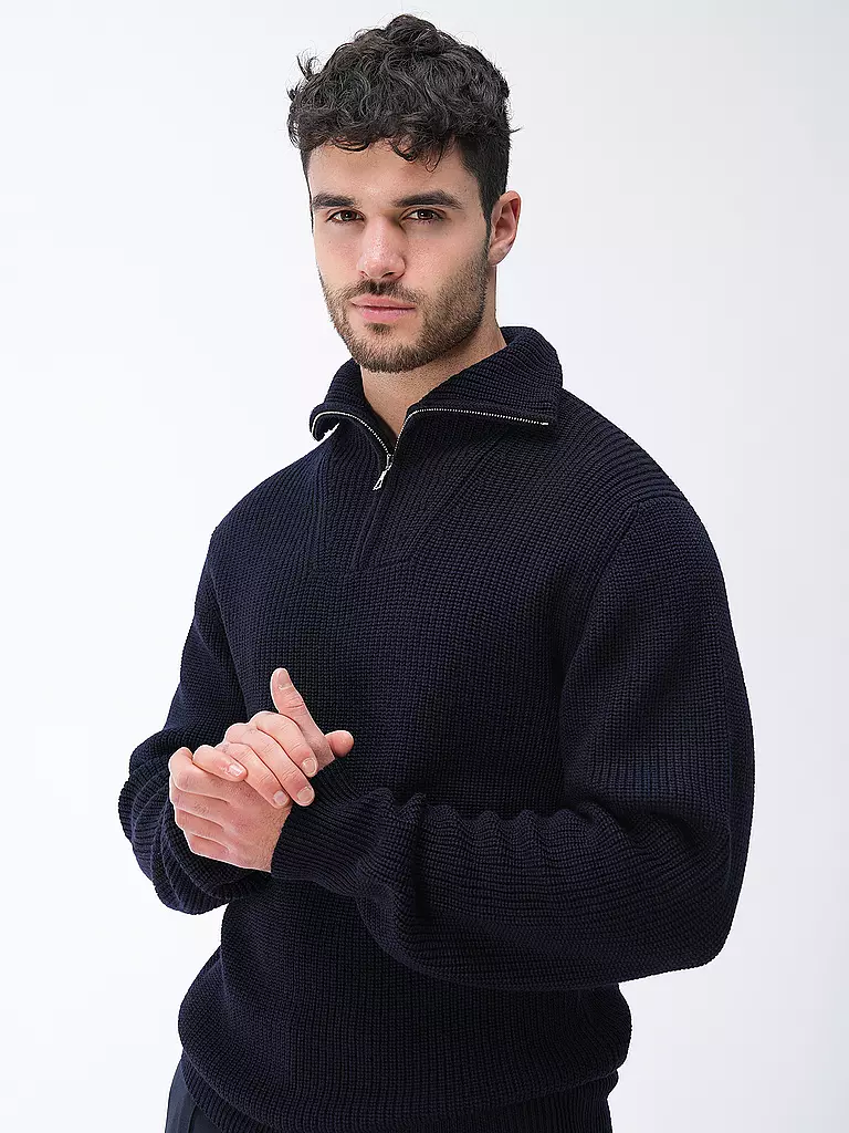 OFFICINE GENERALE | Troyer Pullover  | dunkelblau