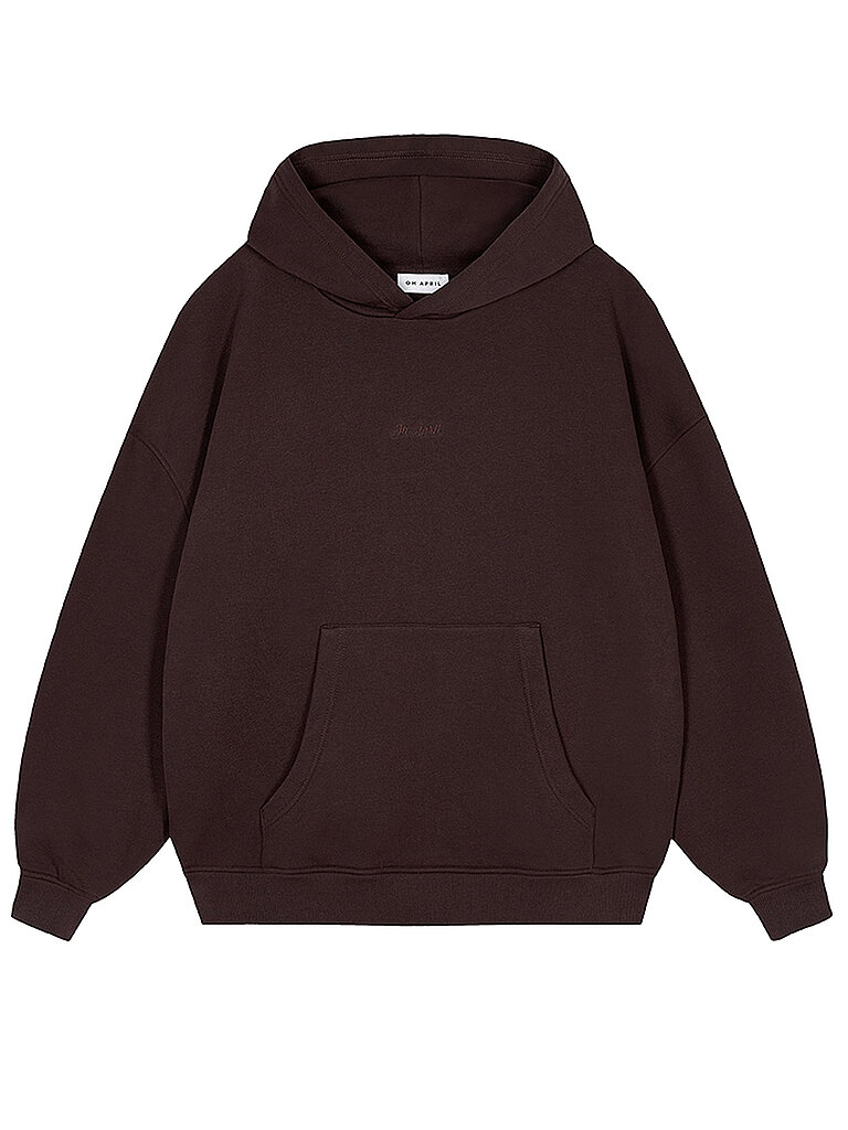 OH APRIL Kapuzensweater - Hoodie GOOD KARMA WAVE braun | L