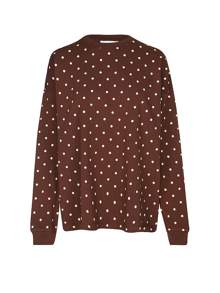 Langarmshirt LITTLE THINGS braun XL damen