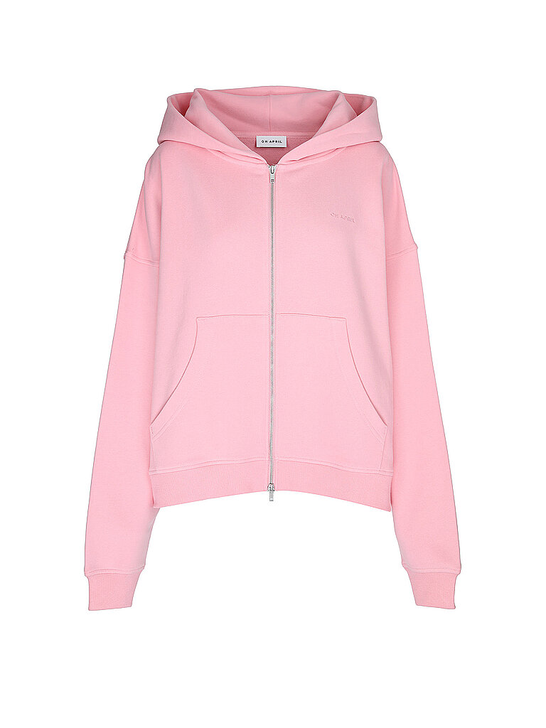 Sweatjacke FLOWER rosa L damen