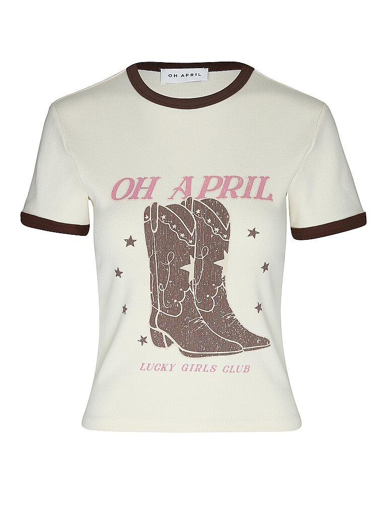 OH APRIL T-Shirt  creme | S