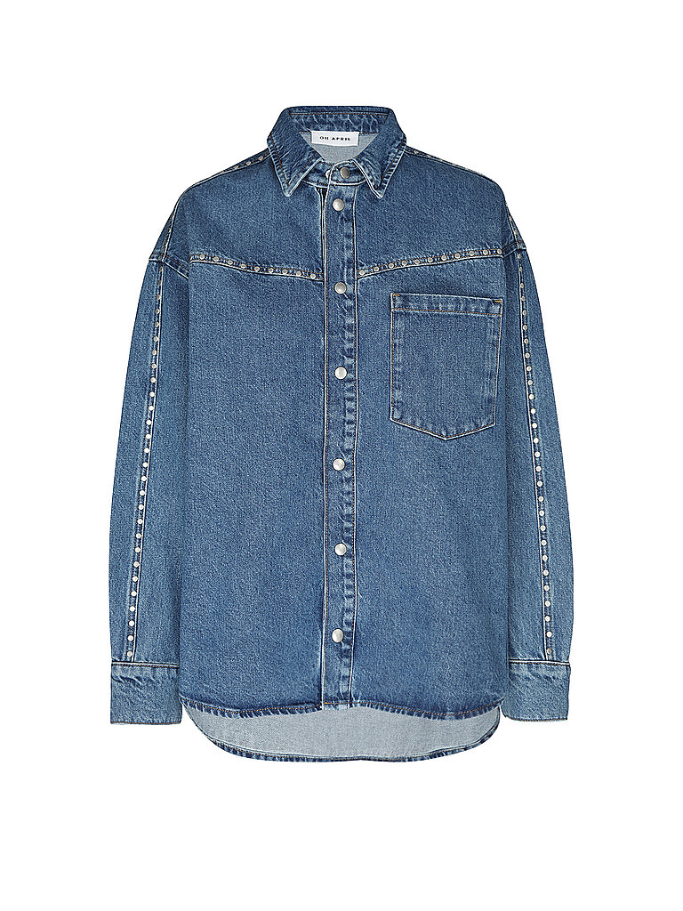 OH APRIL Jeansbluse VIVIAN  blau | S
