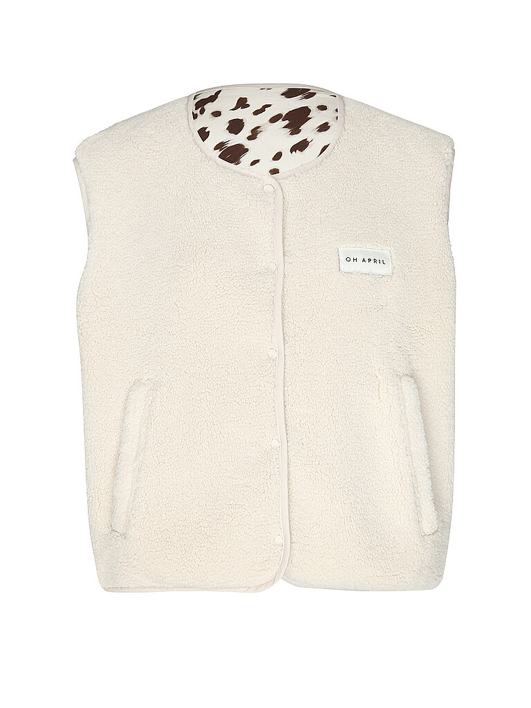 OH APRIL Wende Gilet  MAGNOLIA creme | M