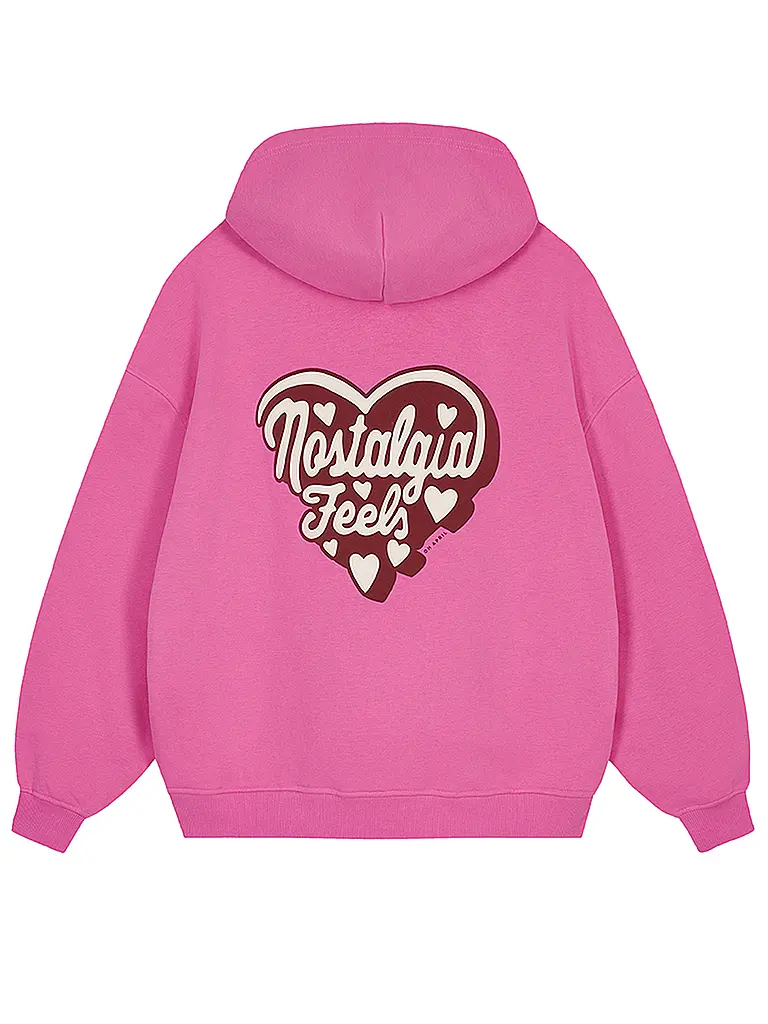 OH APRIL | Kapuzensweater - Hoodie NOSTALGIA HEART CANDY | Pink