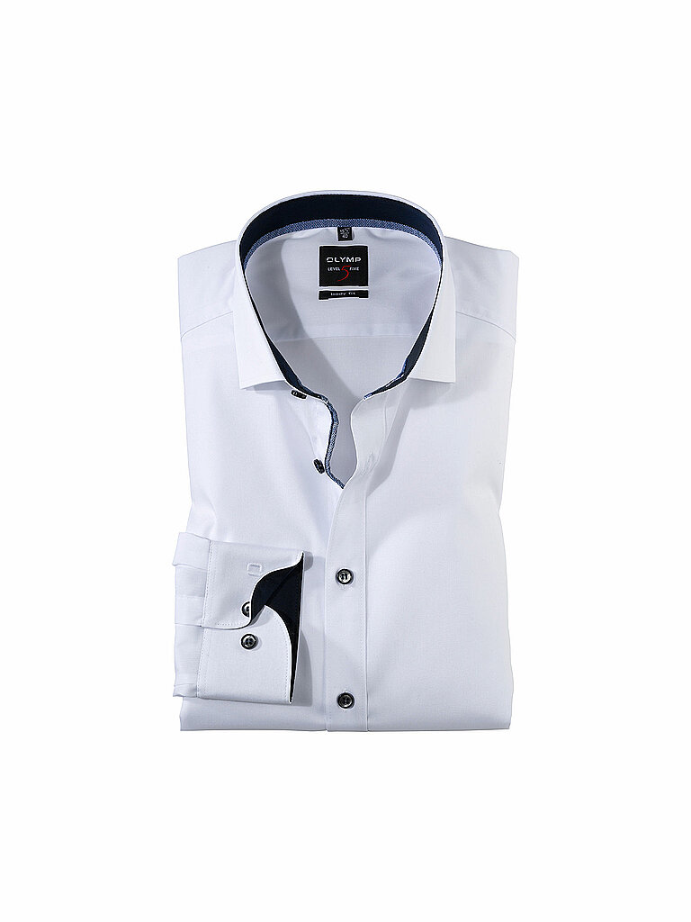 Hemd Body Fit Extralange Ärmel weiss 38 herren