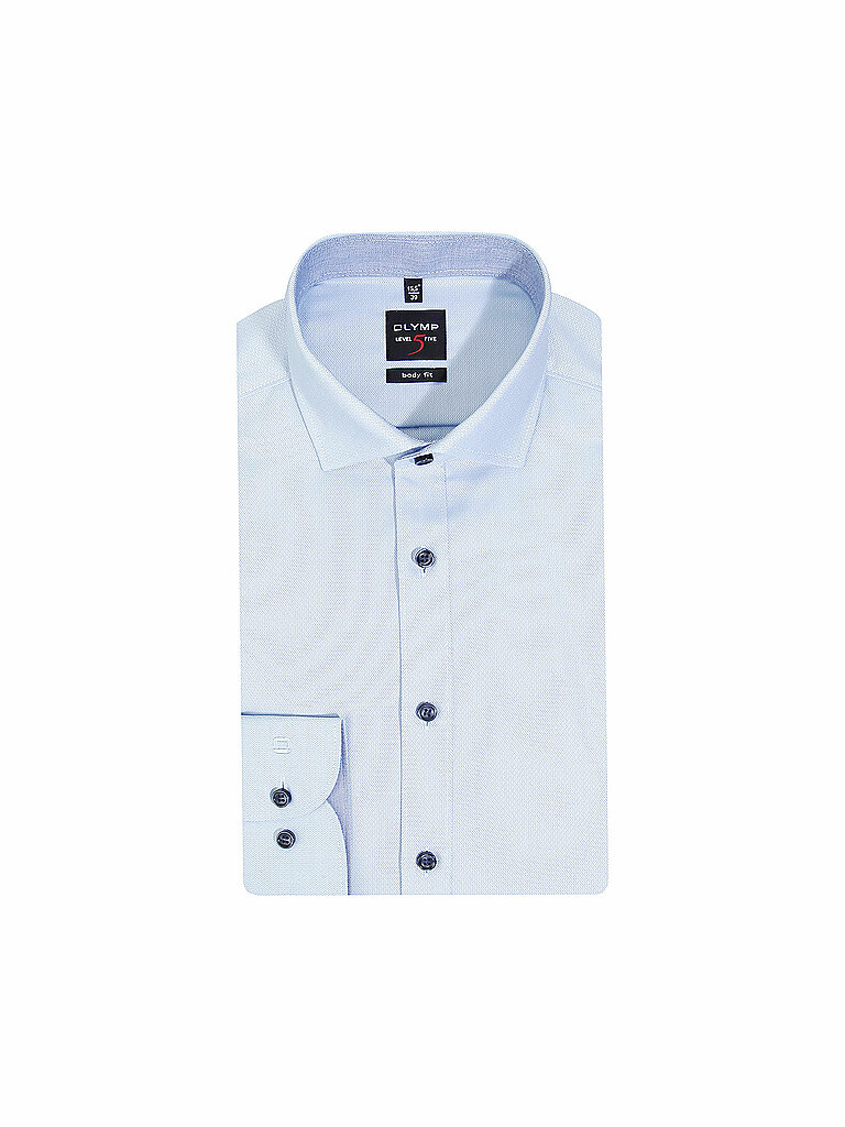 Hemd Body Fit hellblau 37 herren