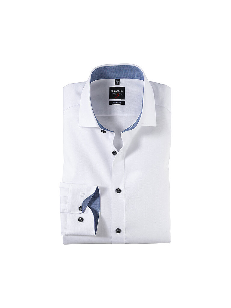 Hemd LEVEL FIVE Body Fit weiss 39 herren