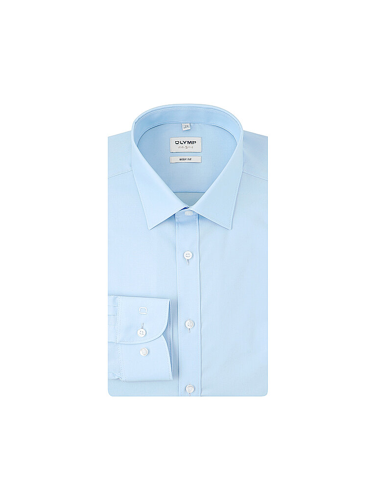 OLYMP LEVEL FIVE Hemd Body Fit Extralange Ärmel hellblau | 38