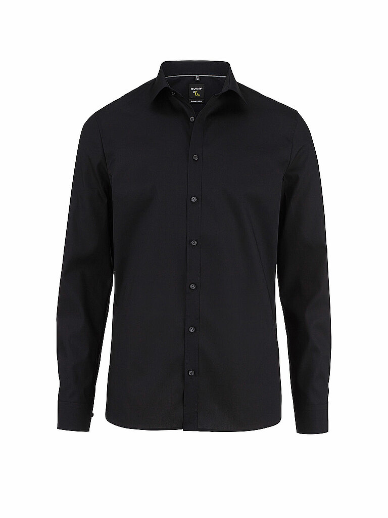 Business Hemd Super Slim schwarz 41 herren