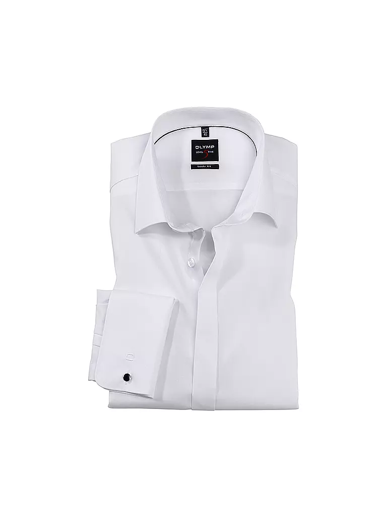 OLYMP LEVEL FIVE Business Hemd Slim Fit weiss