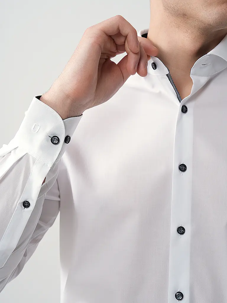 OLYMP LEVEL FIVE | Hemd Body Fit | Weiss
