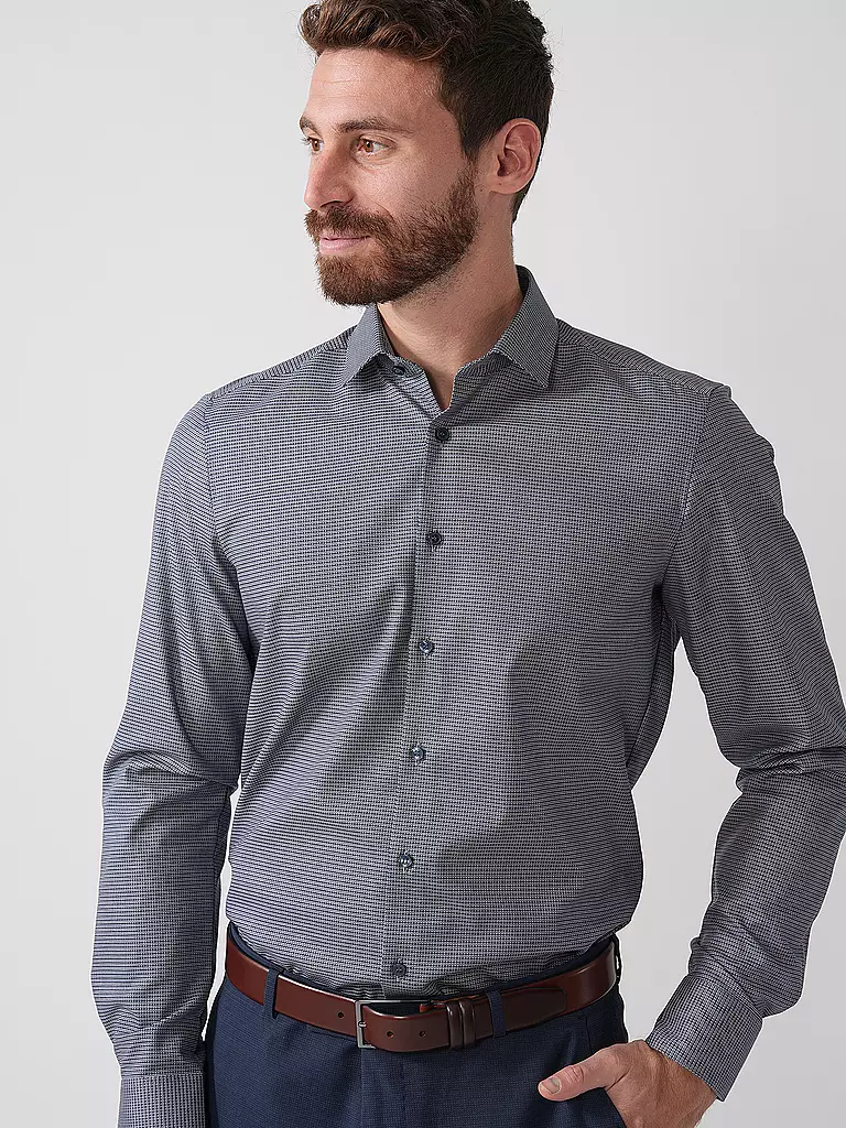 OLYMP LEVEL FIVE | Hemd Sim Fit  | dunkelblau
