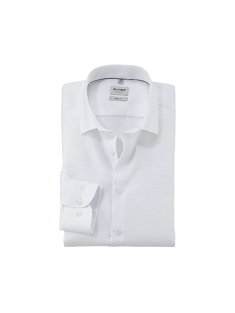 OLYMP LEVEL FIVE | Hemd Slim Fit  | weiss