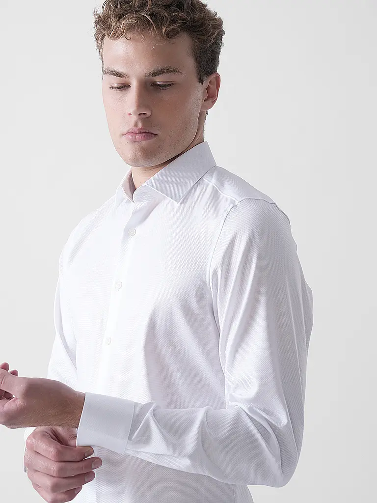 OLYMP LEVEL FIVE | Hemd Slim Fit  | weiss