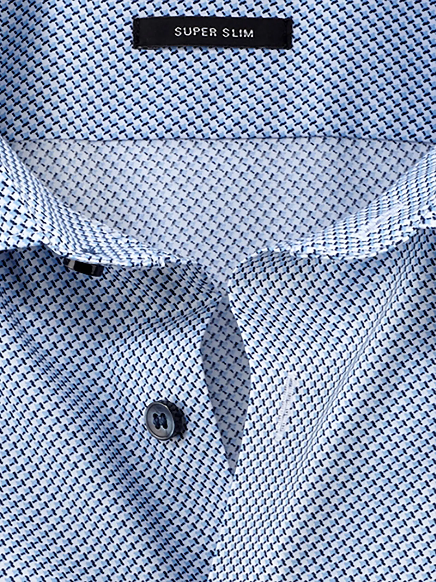 OLYMP NO.6 | Hemd Super Slim Fit | blau