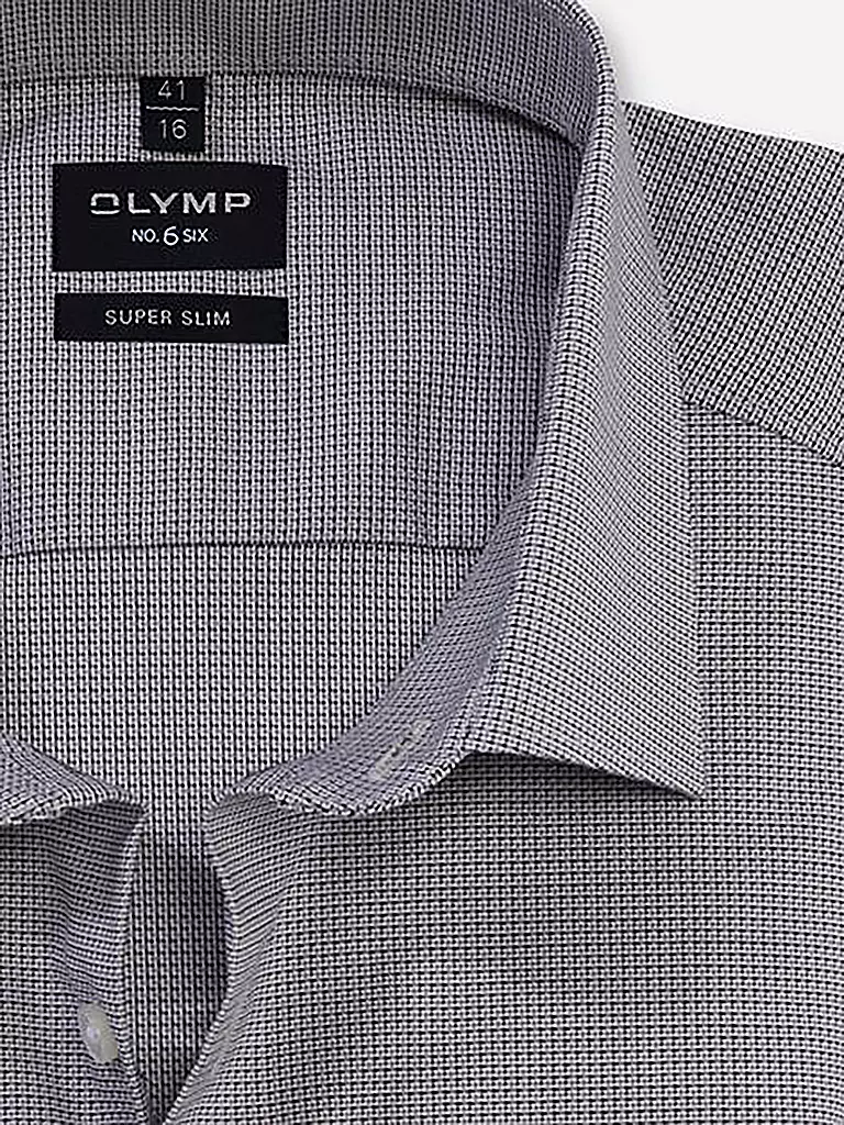 OLYMP NO.6 | Hemd Super Slim | blau