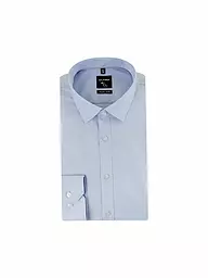 OLYMP NO.6 | Hemd Super-Slim-Fit | blau