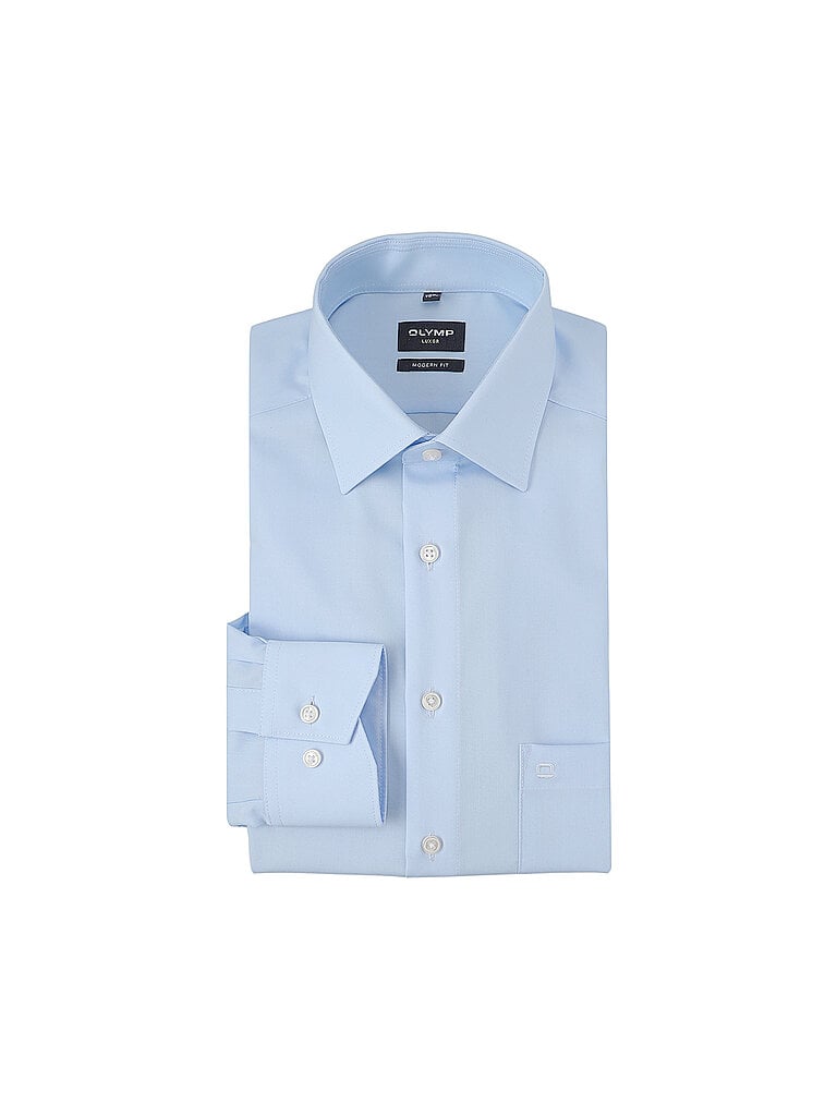 Hemd Modern Fit hellblau 46 herren