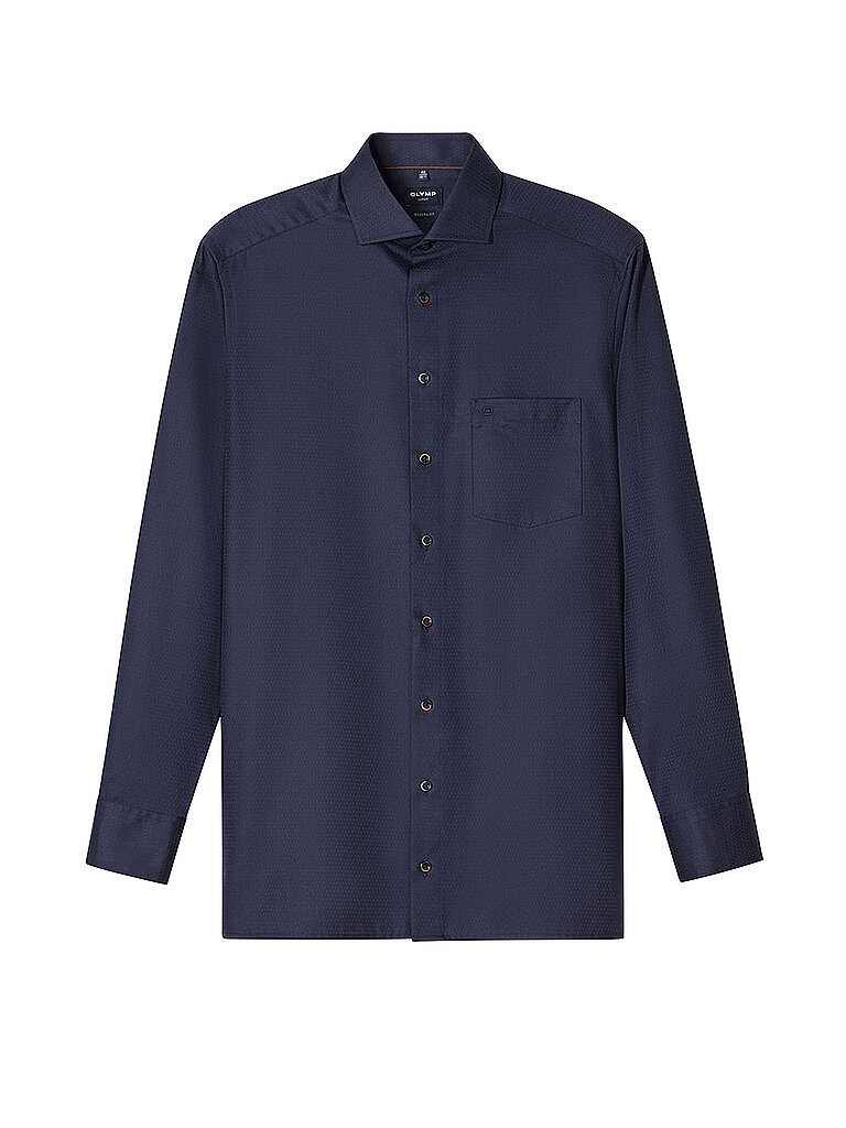 OLYMP Hemd Modern Fit  dunkelblau | 38