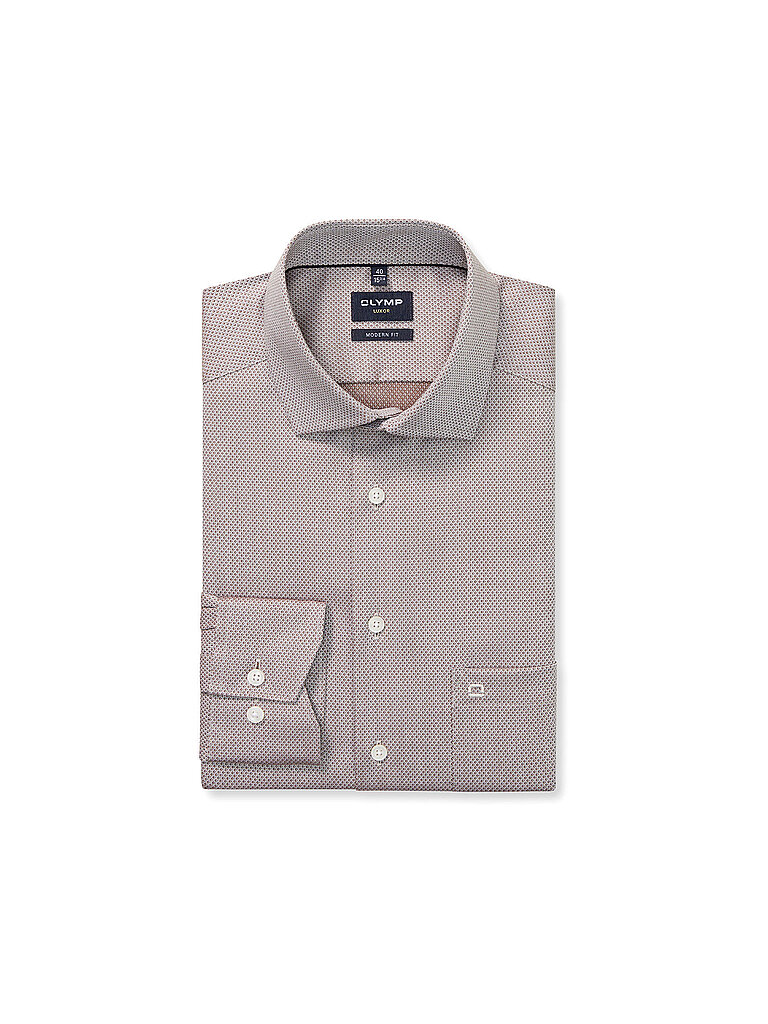Hemd Modern Fit hellbraun 42 herren