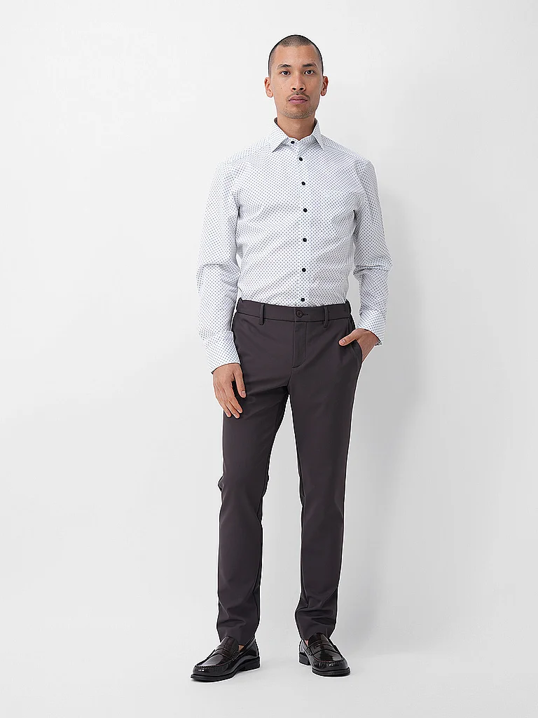 OLYMP Hemd Modern Fit  olive   43 herren 2