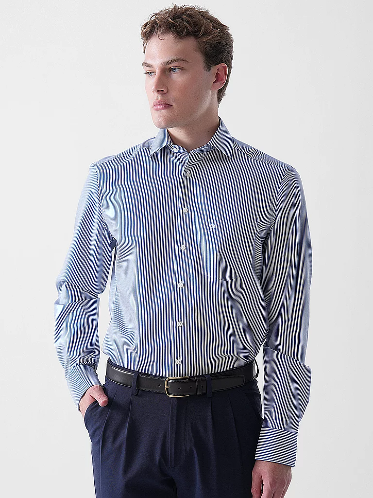 Olymp Chemise Modern Fit Navy 44 4