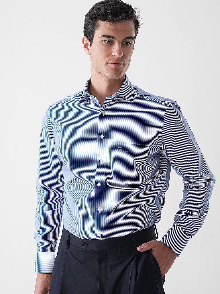  Olymp Modern Fit Shirt Medium Blue 40 6
