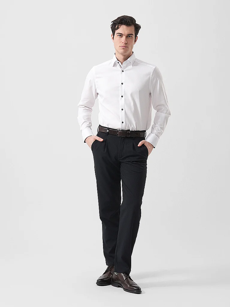OLYMP Luxor Modern Fit Shirt White Short Sleeve 2