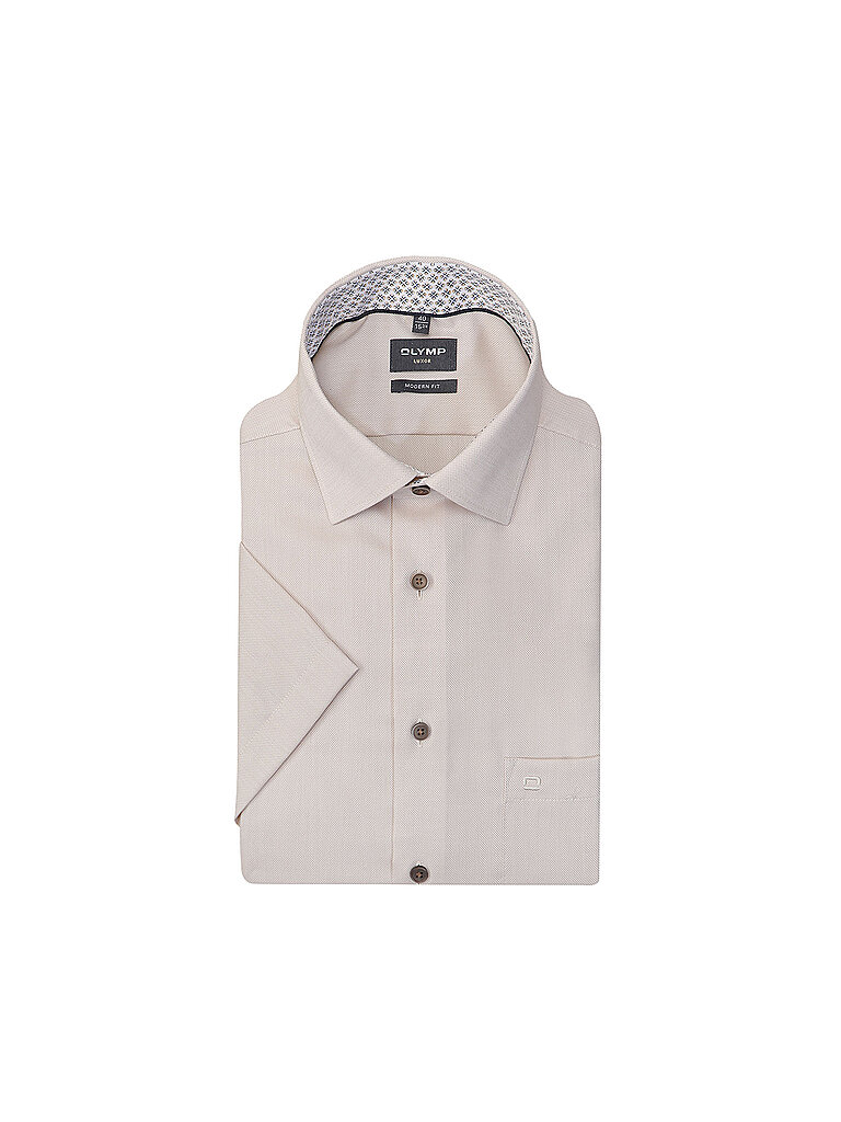 Hemd Regular Fit beige 44 herren