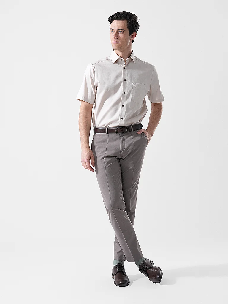 OLYMP Hemd Regular Fit Beige 41 2