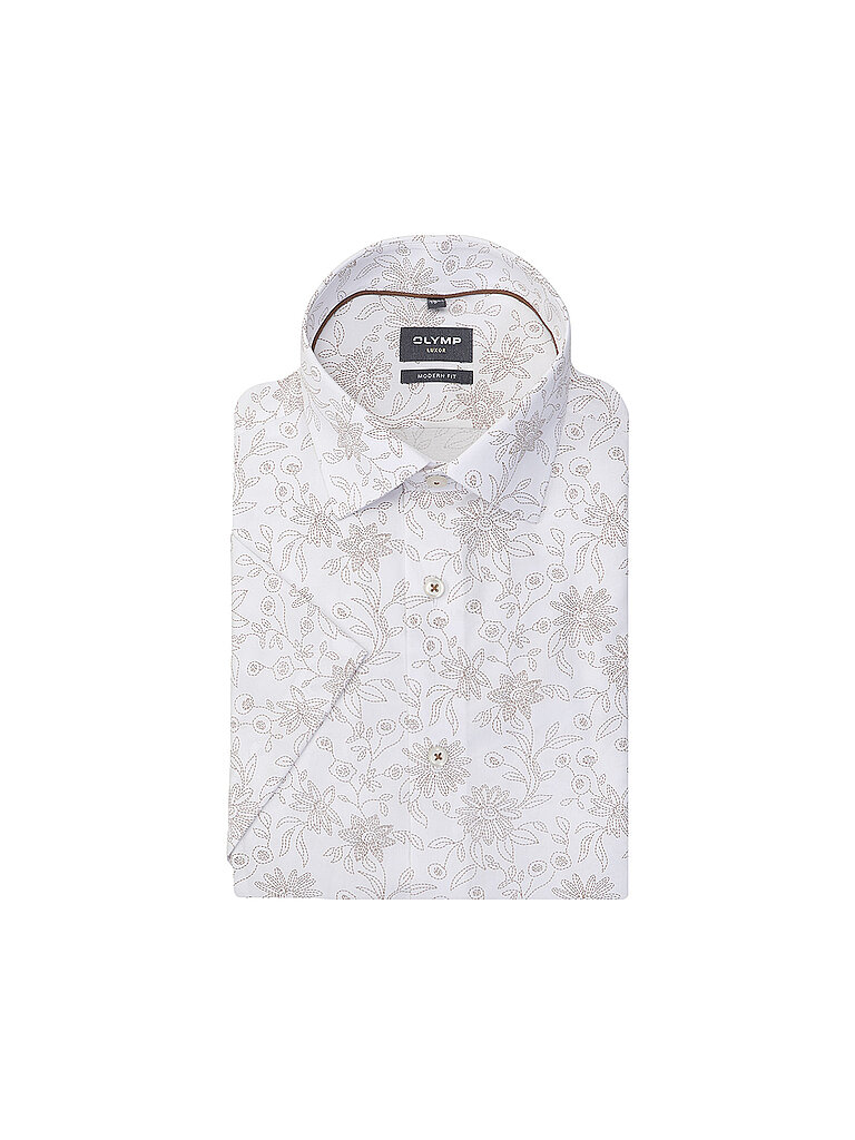 Hemd Modern Fit beige 45 herren