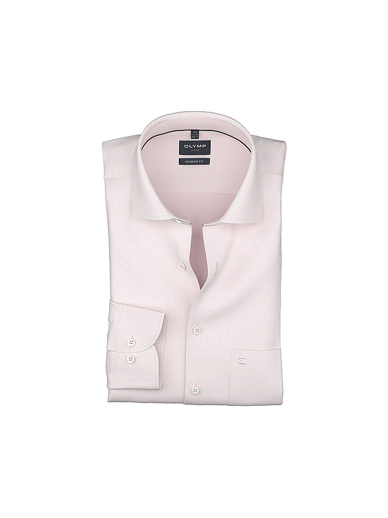 Hemd Modern Fit rosa 44 herren