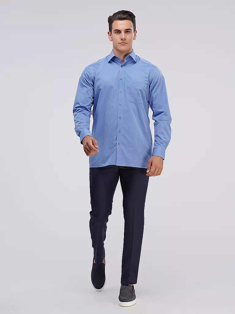 OLYMP | Hemd Comfort Fit | blau