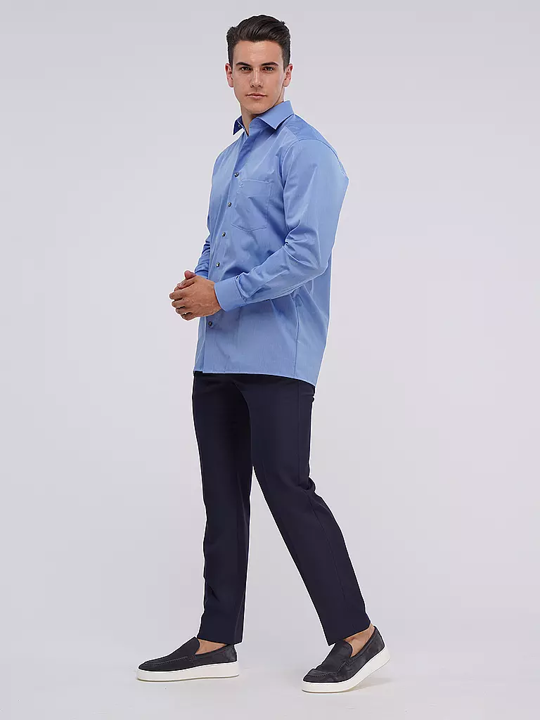 OLYMP | Hemd Comfort Fit | blau