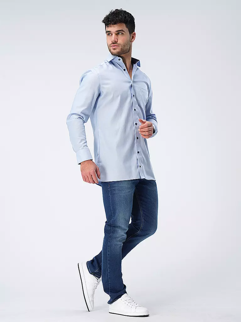 OLYMP | Hemd Modern Fit  | blau