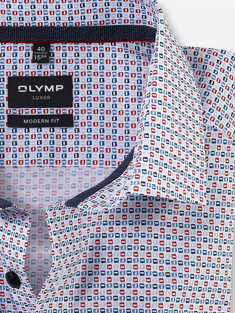 OLYMP | Hemd Modern Fit | rot