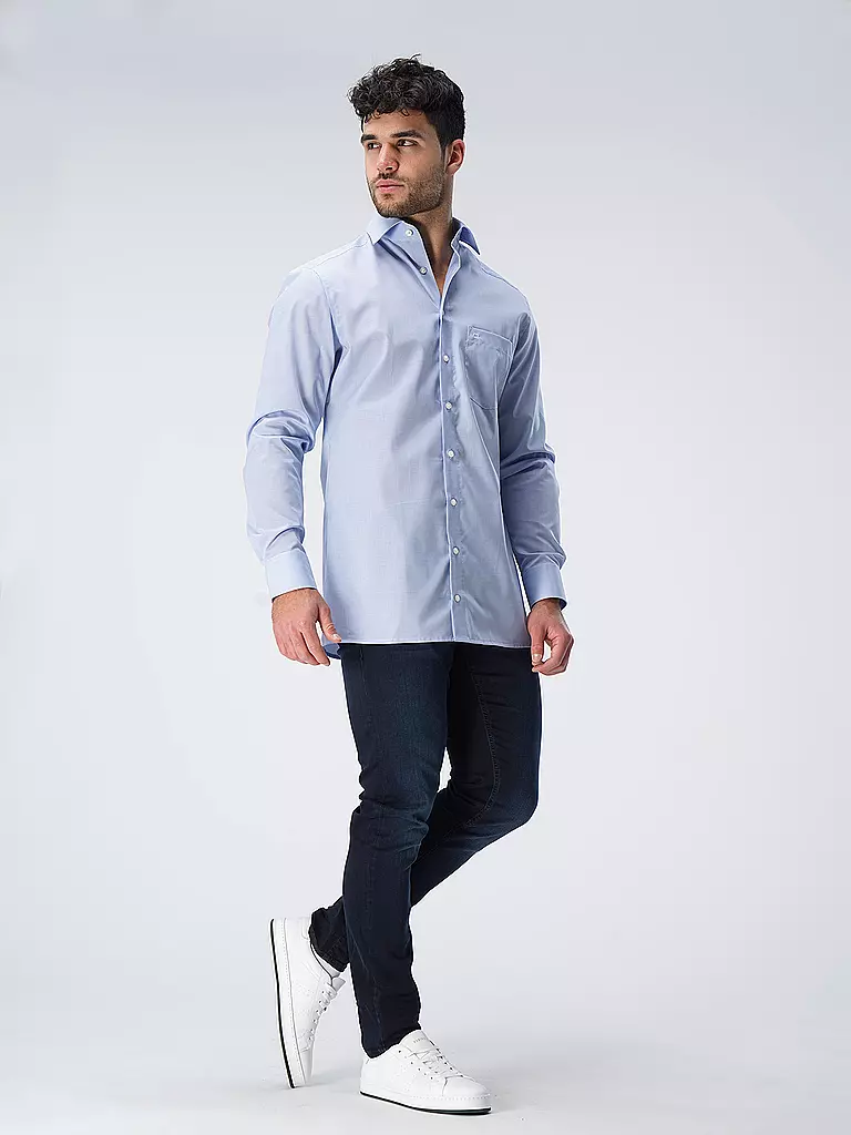 OLYMP | Hemd Modern Fit | blau