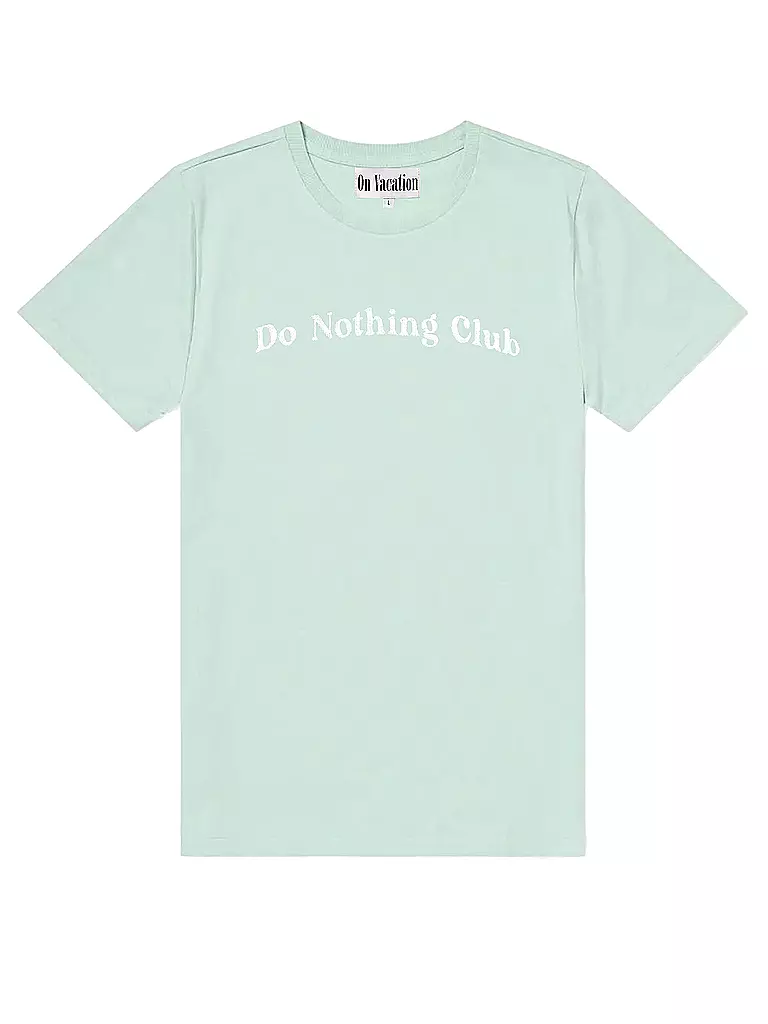 ON VACATION | T-Shirt Do Nothing Club | mint