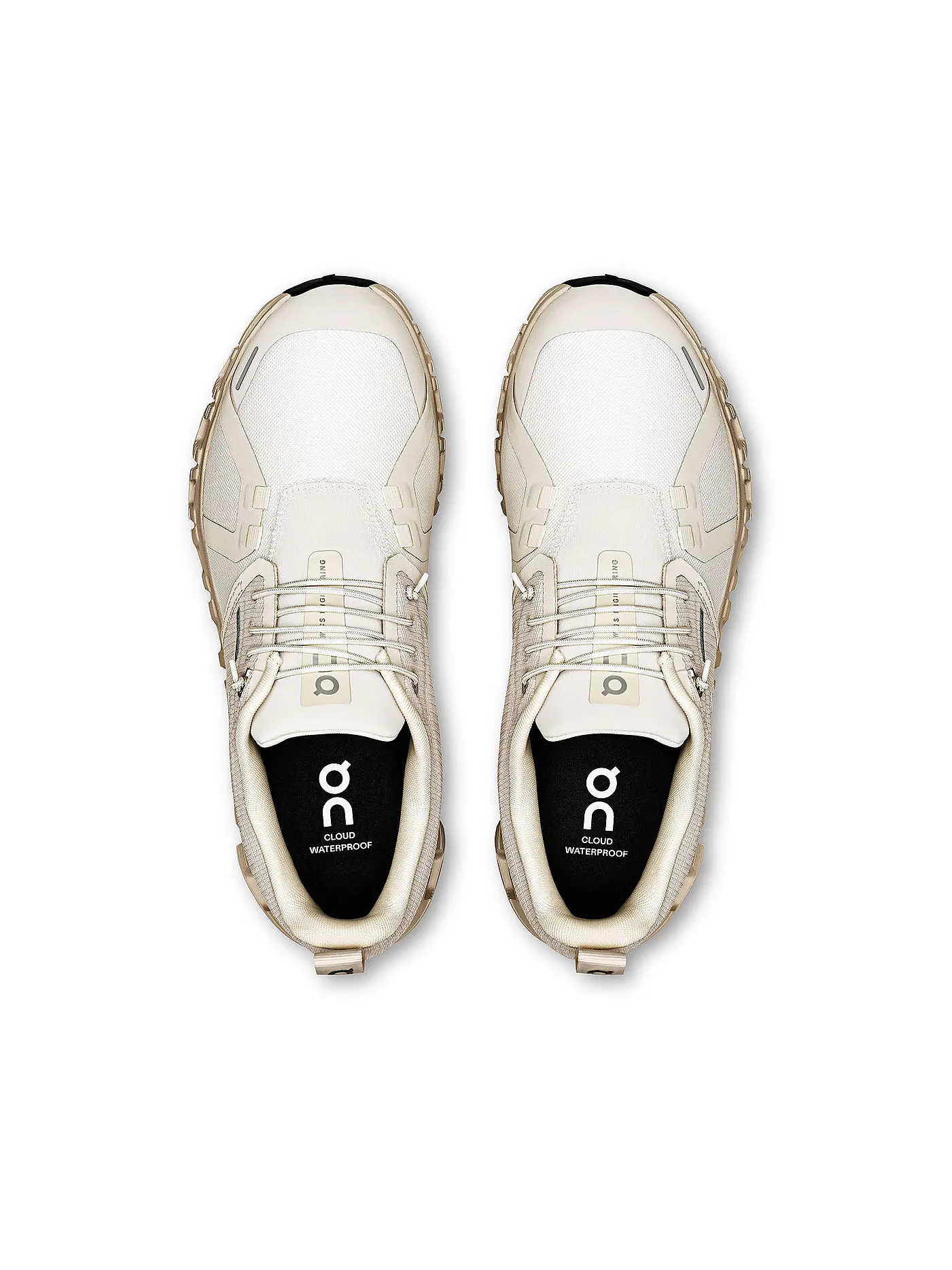 ON | Sneaker CLOUD 6 WATERPROOF | creme