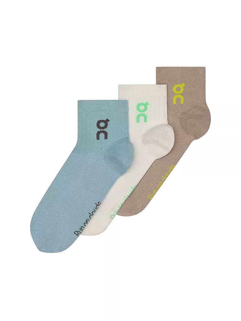ON | Socken 3er Pkg. desert wash | bunt