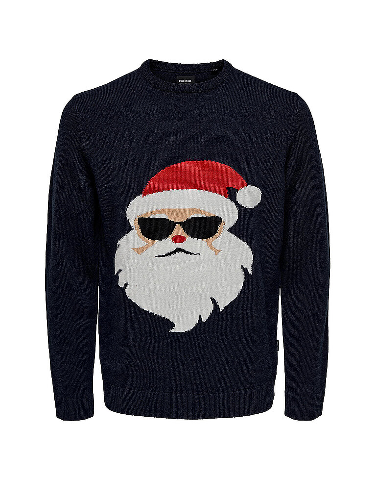 only & sons pullover  onsxmas blau | l