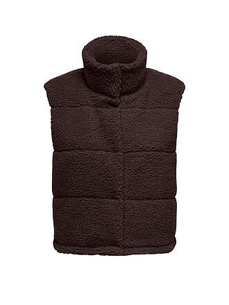 ONLY | Steppgilet in Felloptik ONLSANDRA