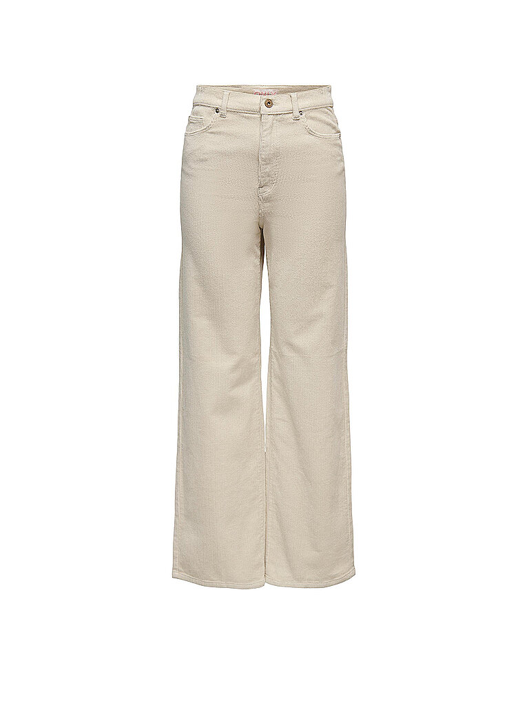 Cordhose Wide Leg ONLHOPE creme 38/L32 damen